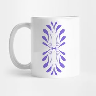 lilac line art Mug